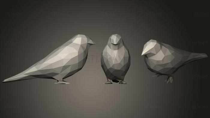 Low Poly Swallow